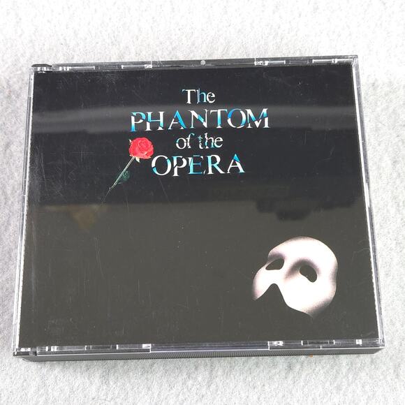 The Phantom Of The Opera 2 Disc Set Soundtrack Original Cast Recordings 1987 - Picture 1 of 5